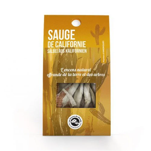 Aromandise Salvia Blade Rökelse Vit Från Kalifornien