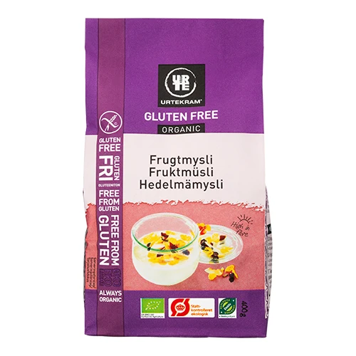Urtekram Fruktmüsli Glutenfri Ekologisk | 400 g
