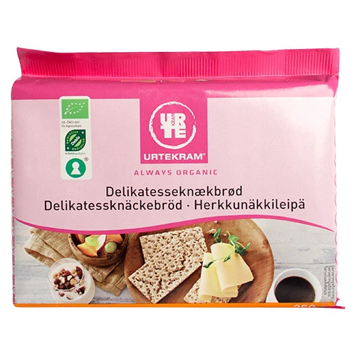 Urtekram Delikatessknäckebröd Ekologisk | 250 g