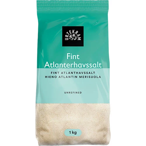 Urtekram Fint Atlanthavssalt | 1 kg