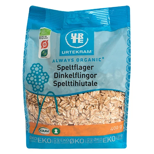 Urtekram Dinkelflingor Ekologisk | 400 g