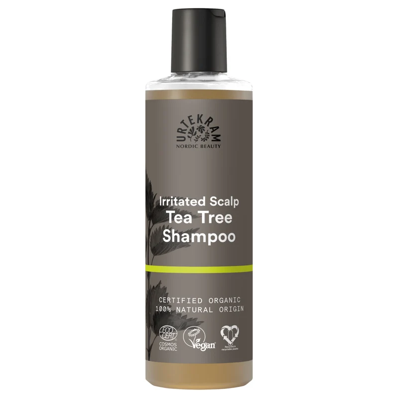 Urtekram Tea Tree Schampo för Irriterad Hårbotten | 250 ml