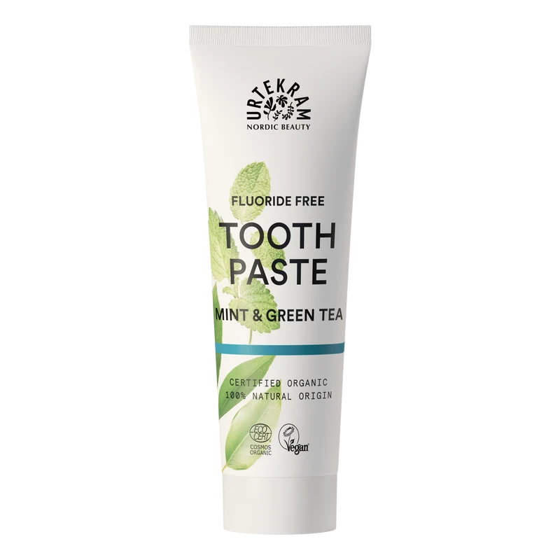 Urtekram Mint & Green Tea Tandkräm | 75 ml