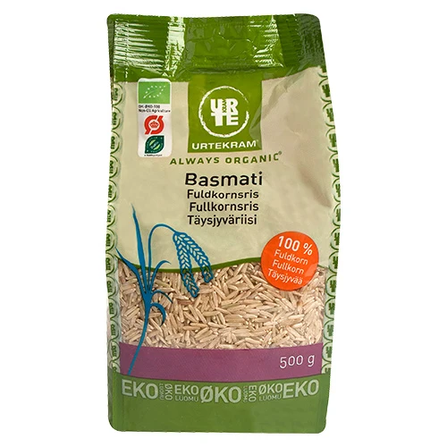 Urtekram Ris Basmati Fullkorn 500g Ekologisk | 500 g