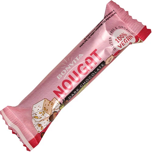BonVita Chokladbar Mörk Med Nougat Ekologisk | 40 g