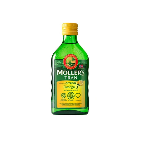 Möller's Tran Möllers Tran Omega 3 Fiskolja + Citron | 250 ml