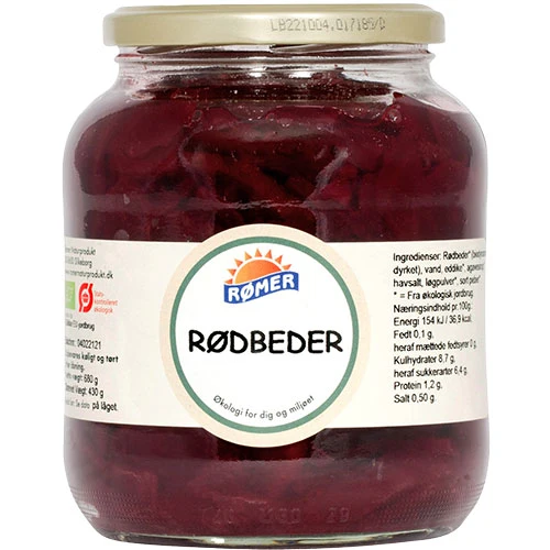 Rømer Rödbetor i Glas Demeter Ekologisk | 680 g