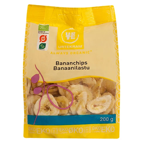 Urtekram Organic Bananchips | 200 g