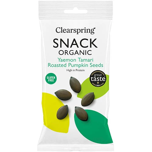 Clearspring Tamari Rostade Pumpakärnor | 30 g