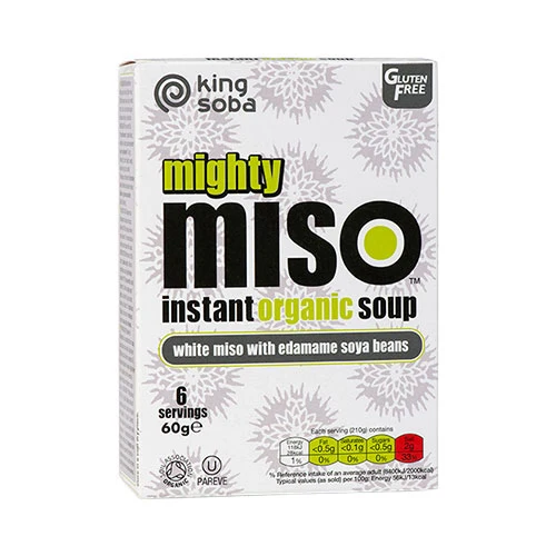 King Soba Instant Misosoppa Ekologisk | Edamame