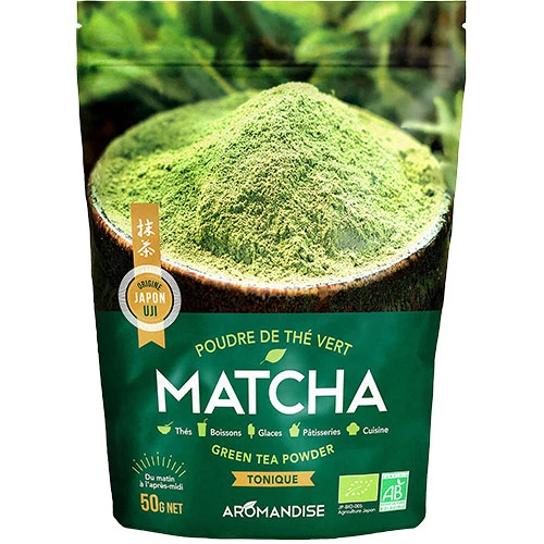Aromandise Matcha Te Grönt Tepulver Ekologisk | 50 g