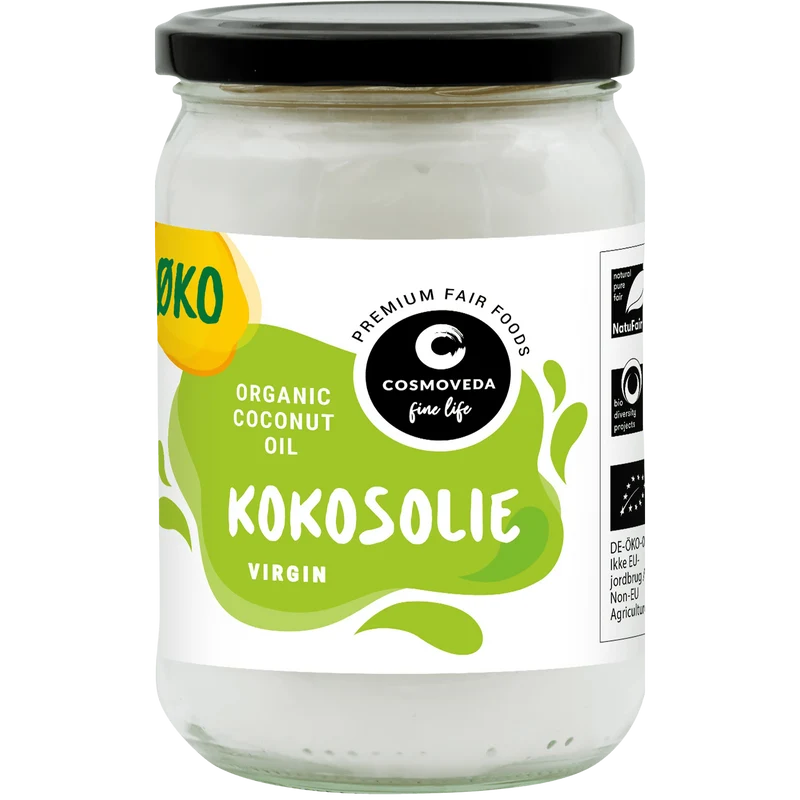 Cosmoveda Jungfru Kokosolja Ekologisk | 550 ml