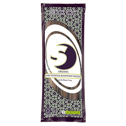 King Soba Sötpotatis & Bovete Nudlar Ekologisk Glutenfri | 250 g