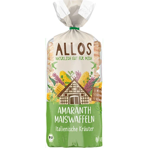 Allos Majskakor med Italienska Örter Ekologisk | 100 g