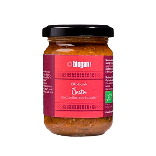 Biogan Vegan Pesto Röd Ekologisk | 120 g