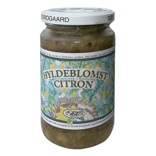 Søbogaard Fläder/Citron Marmelad Ekologisk | 400 g