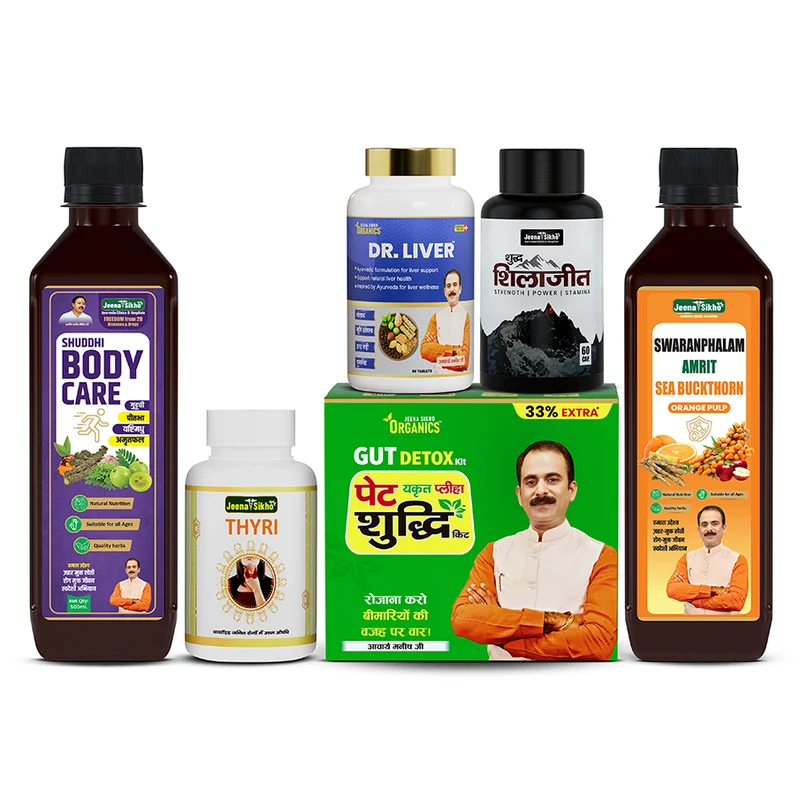 Jeena Sikho Thyroid Care Acharya Ji Signature Combo | Ayurvedic Thyroid Wellness Combo