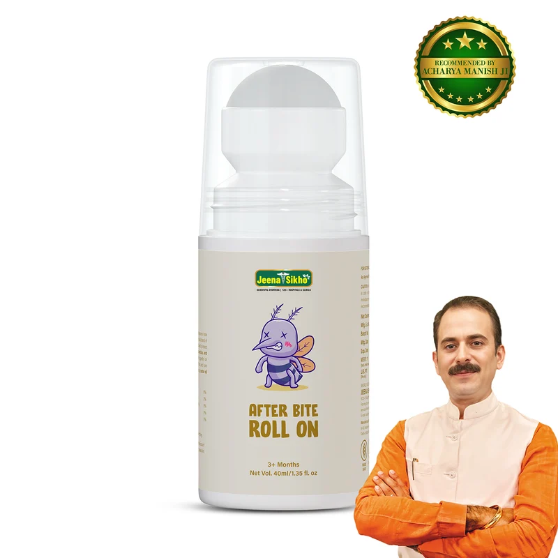 After Bite Roll-On | With Lavender, Calendula & Jaiphal Oils | Helps Soothe Skin After Insect Bites | Suitable for Babies Aged 3+ Months | 40 m