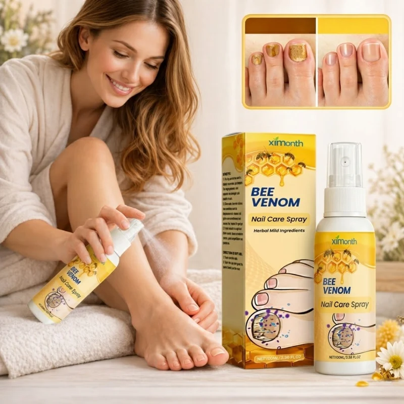 Bee Venom Nail Care Spray | Ondersteunt de verzorging van verkleurde, verdikte en beschadigde nagels