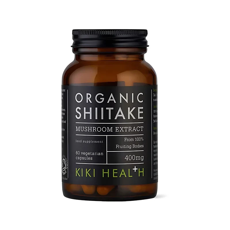 KIKI Health Organic Shiitake Extract Mushroom 60 caps