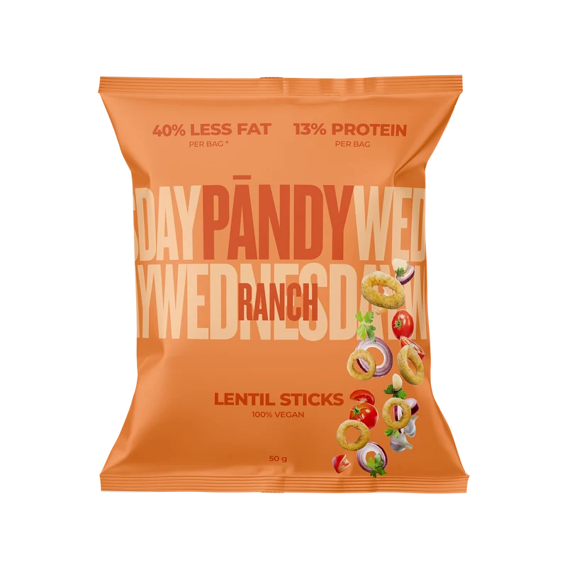 Pändy Lentil Rings Ranch 50 g