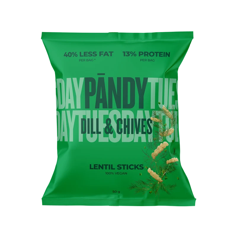 Pändy Lentil Sticks Dill & Chives 50 g