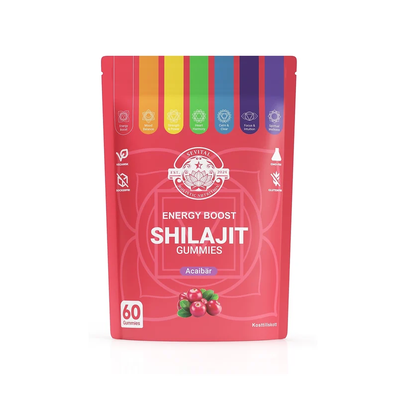 Sevital Shilajit Gummies 60 st Acai