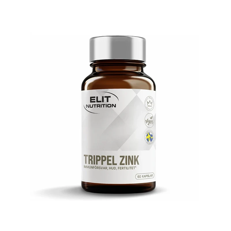Elit Nutrition Trippel Zink 60 kapslar
