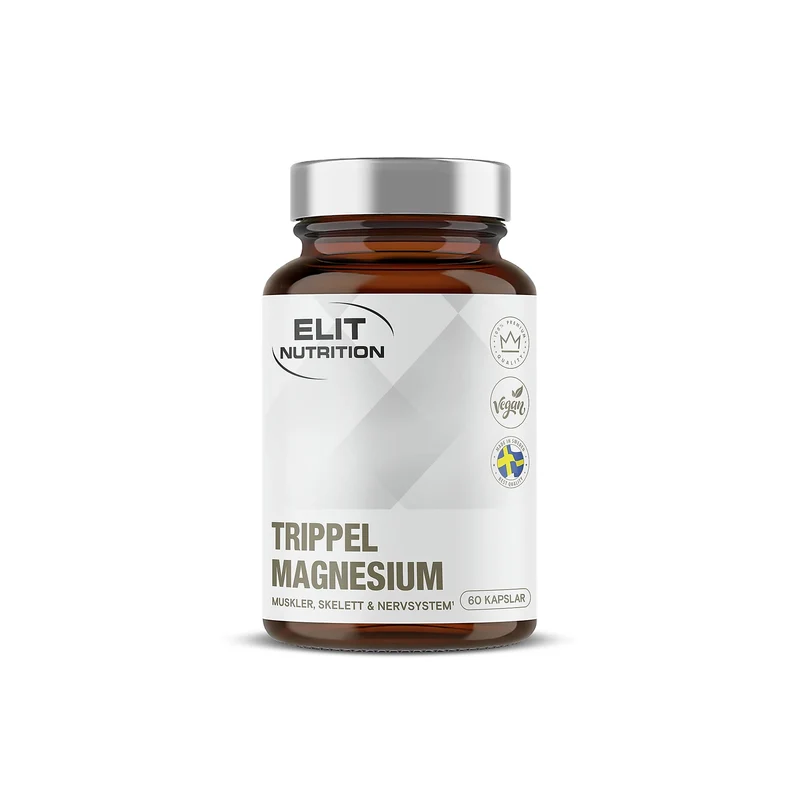 Elit Nutrition Trippel Magnesium 60 kapslar