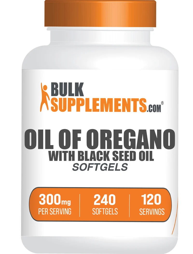 Oil of Oregano with Black Seed Oil Softgels