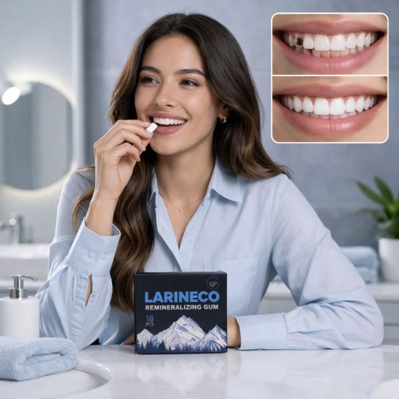 Larineco Remineralizing Gum | Herstel Tandglazuur en Elimineer Gevoeligheid in Slechts 3 Dagen
