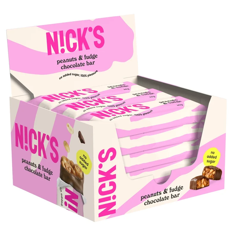 15 x Nicks Peanuts & fudge 40 g