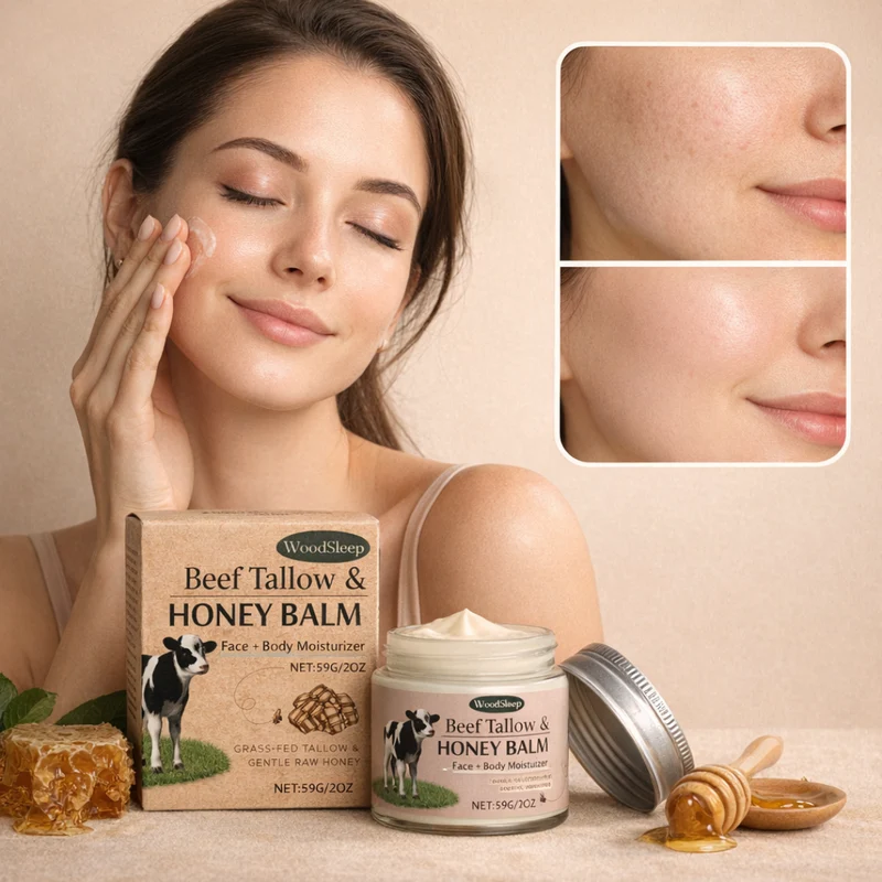 Beef Tallow & Honey Balm | Verwijdert droogheid en herstelt een jeugdige uitstraling bij 98% van de gebruikers na slechts één keer gebruik