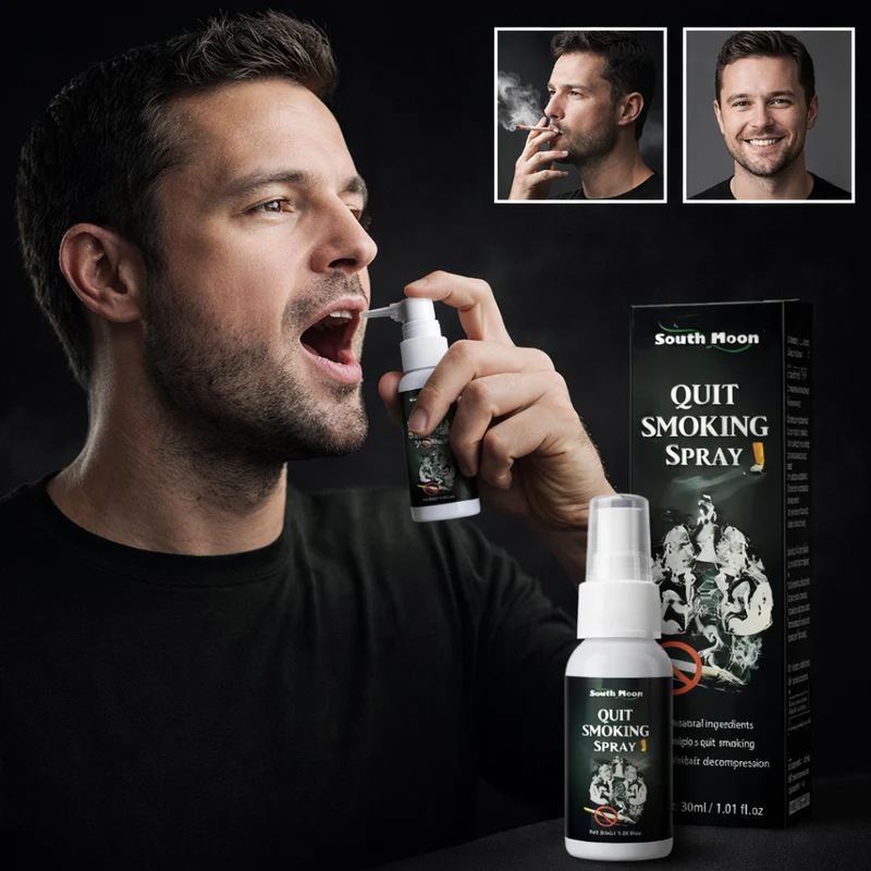 South Moon Stoppen Spray | Stop Cravings binnen 60 Seconden en Krijg Vandaag je Longen Terug