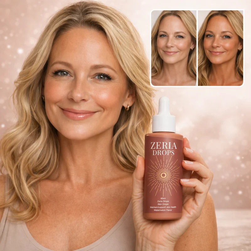 Zeria Drops Drinkbare Tanning Druppels | Ondersteunt een Natuurlijk Zomerse Uitstraling van Binnenuit