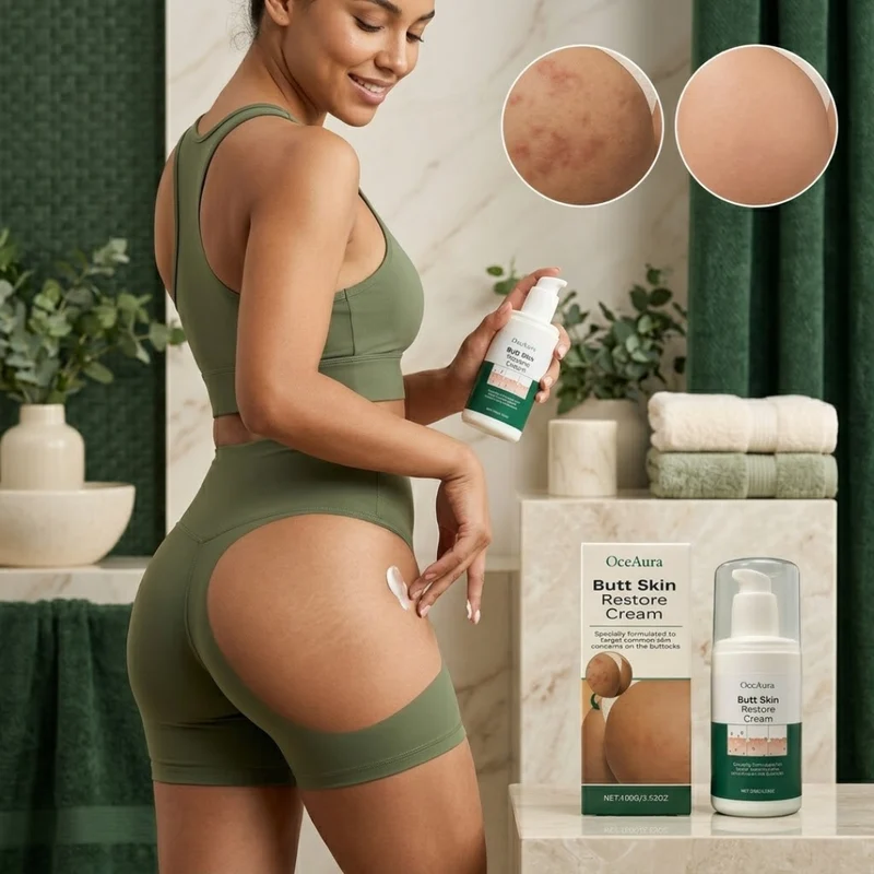 OceAura Butt Skin Restore | Krijg een zichtbaar gladdere, egale huid en herwin je zelfvertrouwen in slechts enkele weken