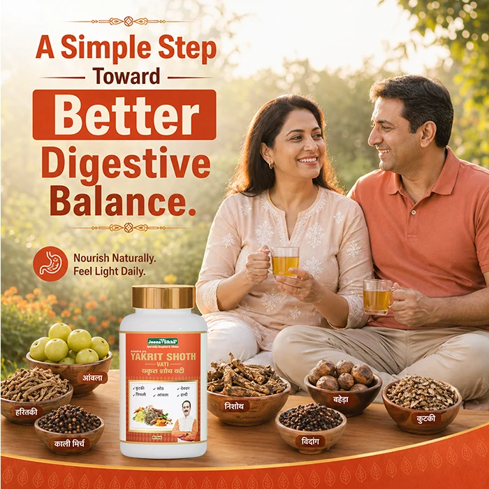 Yakrit Shoth Vati Tablets | Ayurvedic Liver Care & Digestive Support