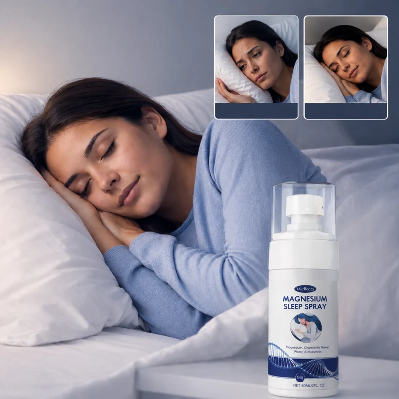 WoodSleep Magnesium Slaapspray | Val sneller in slaap en word na slechts 15 minuten weer herboren wakker.