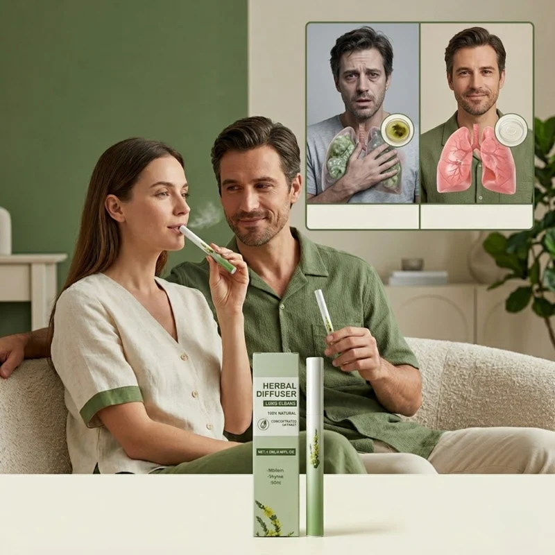 Herbal Diffuser Lung Cleanse Pen (Mullein) | Reinig je luchtwegen en adem moeiteloos binnen 30 seconden