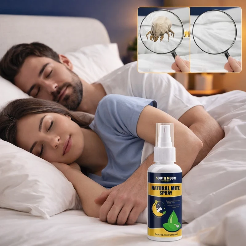 South Moon Natuurlijke Mijtspray | Elimineer huisstofmijt direct voor een diepere, allergievrije slaap vanaf vanavond