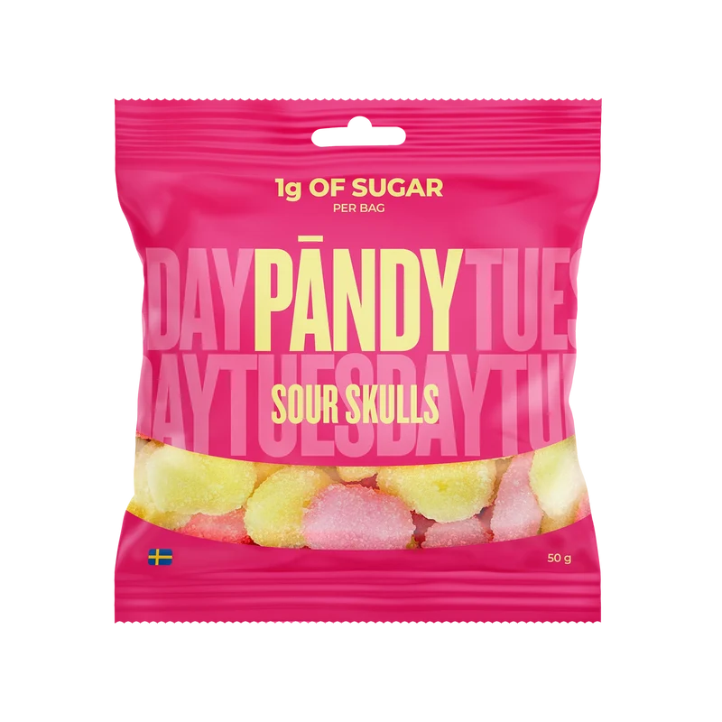 Pändy Candy Sour Skulls 50 g