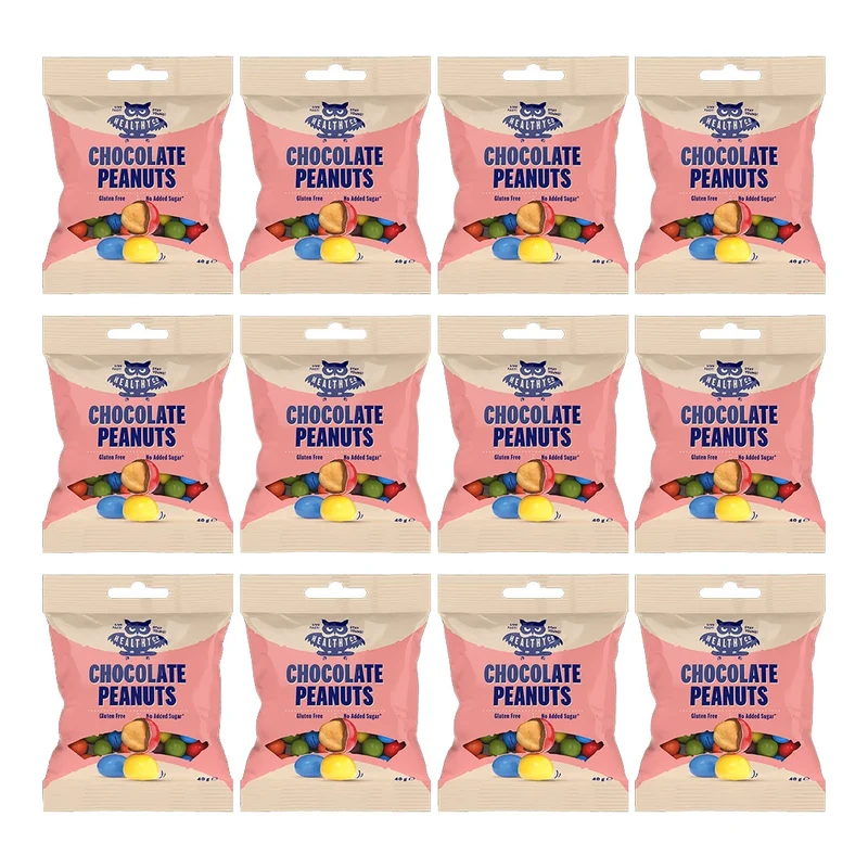 12 x Healthyco Chocolate Peanuts 40 g