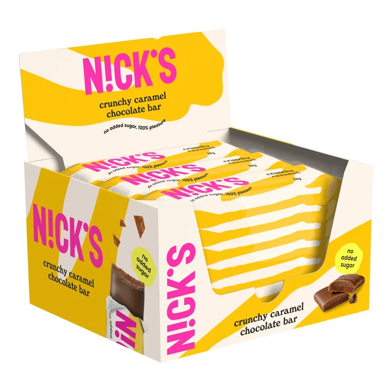 21 x Nicks Crunchy Caramel 28 g