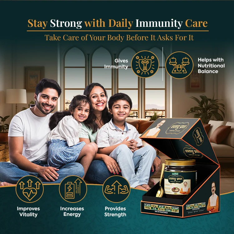 Shatayu Prash | Ayurvedic Chyawanprash for Strength, Stamina and Daily Wellness, For Kids & Adults, Made with Kesar & Salampanja