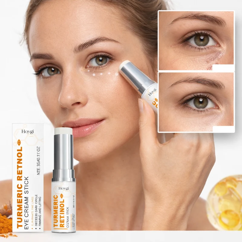 Hoygi Kurkuma Retinol Oogcrème Stick | Gerichte oogverzorging voor een stralender ogende uitstraling