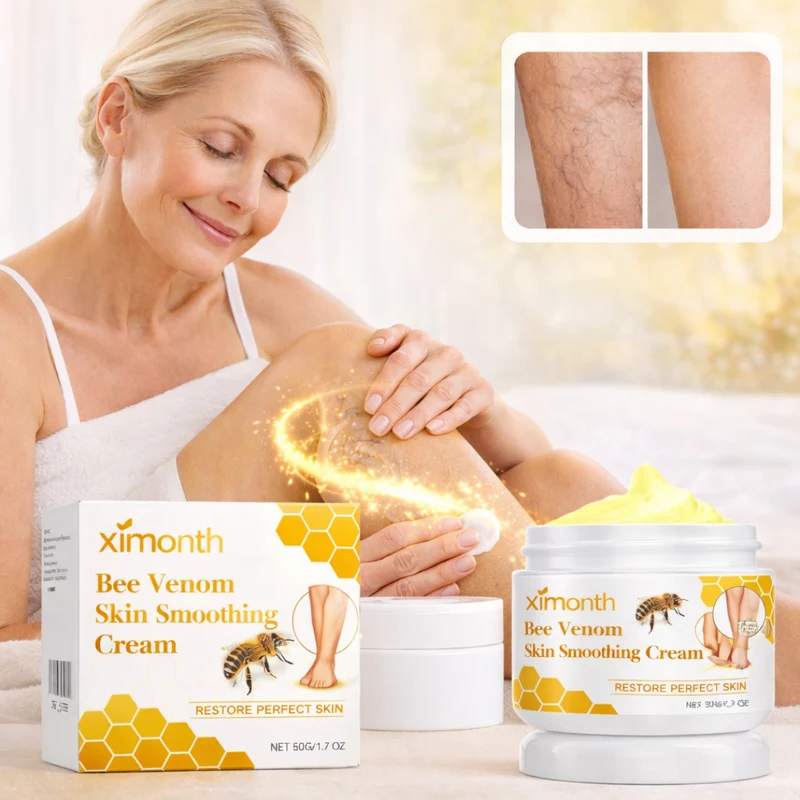 Ximonth Bee Venom Skin Smoothing Cream | Ondersteunt zichtbaar minder opvallende spataderen en gladdere benen
