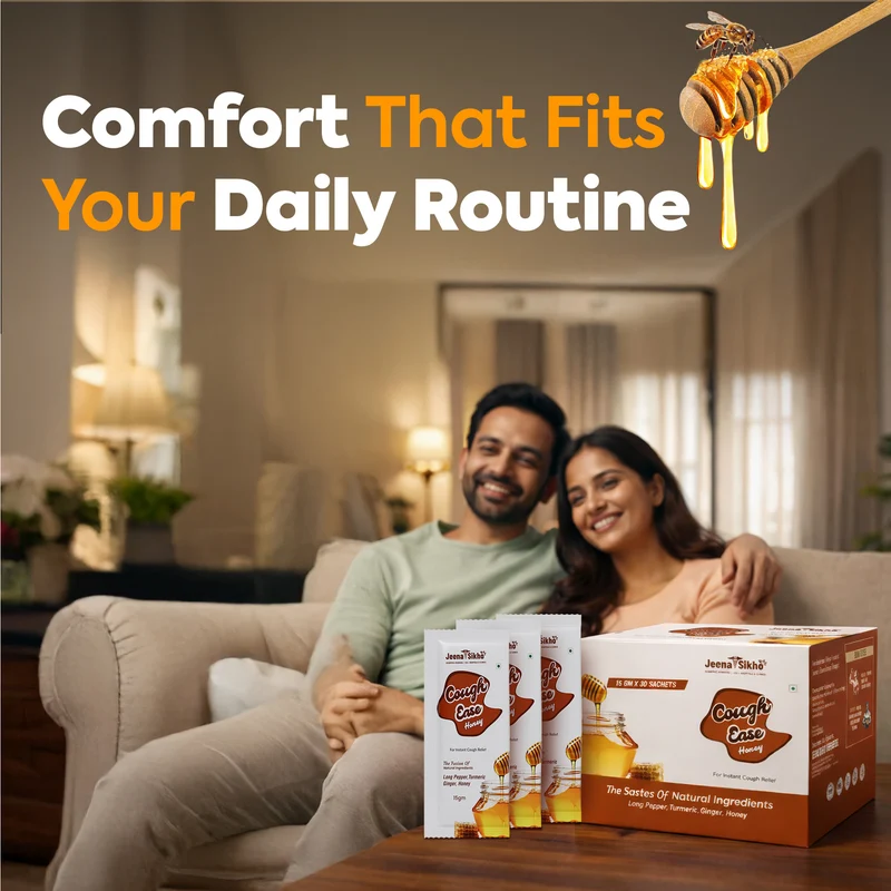 Cough Ease Honey Sachets | Honey-Based Throat & Seasonal Comfort Support