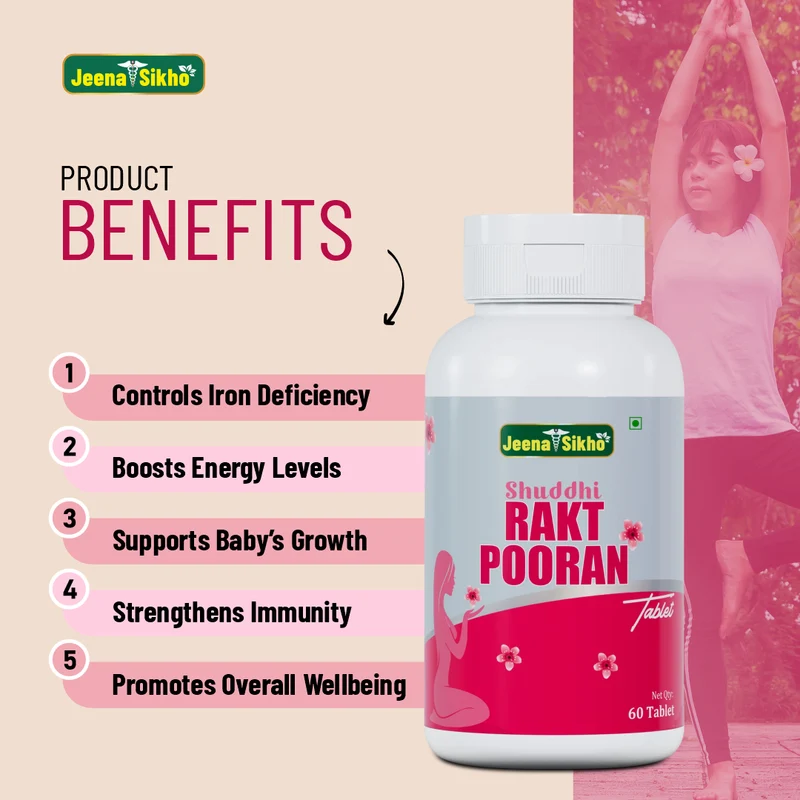 Rakt Pooran Tablets | Ayurvedic Women’s Iron, Immunity Support