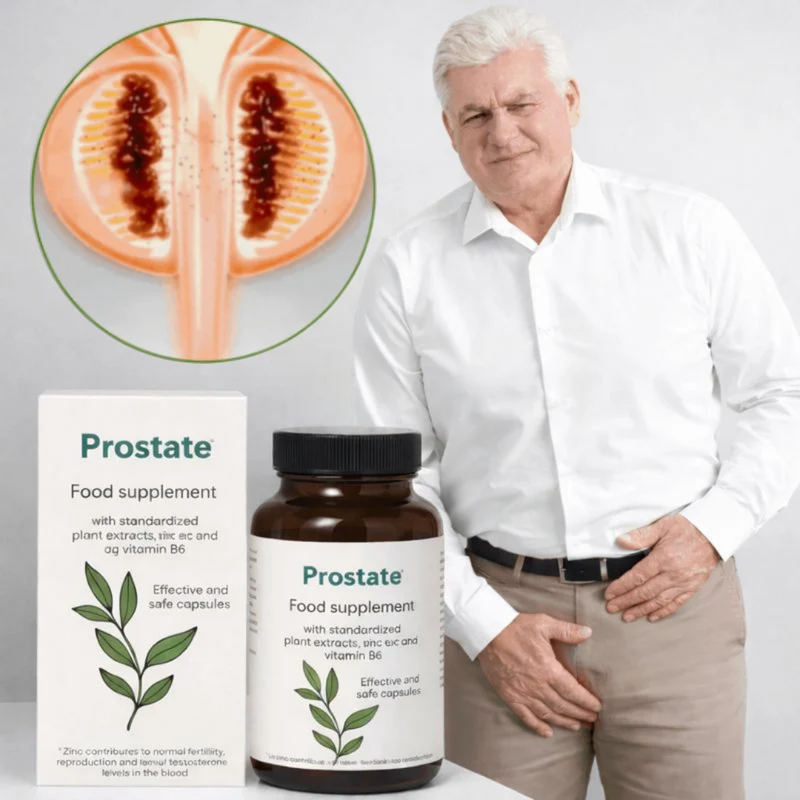 Prostate | Ondersteunt een Gezonde Prostaat en Mannelijke Vitaliteit Binnen Enkele Dagen
