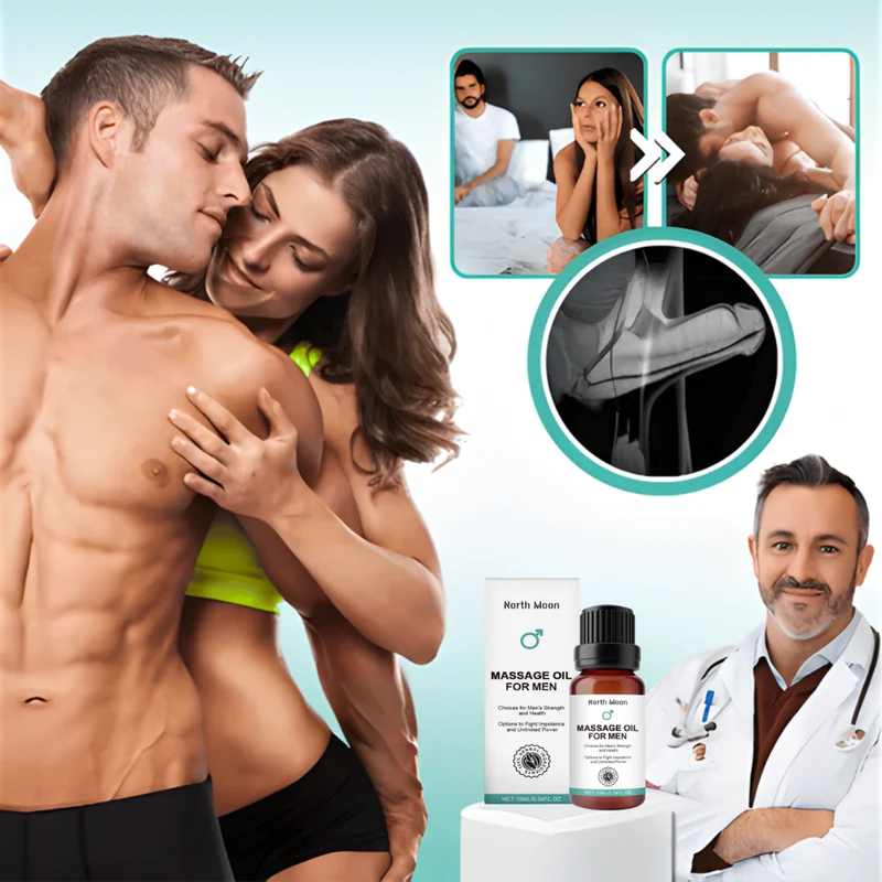 North Moon Massageolie Boost | Krachtige Doorbloeding & Libido Versterking — Resultaat in Minuten